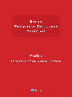 cover image of Temática--História--Nascimento Da Europa Moderna